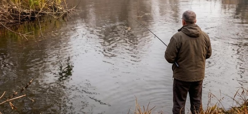 первые забросы знакомимся с водоемом